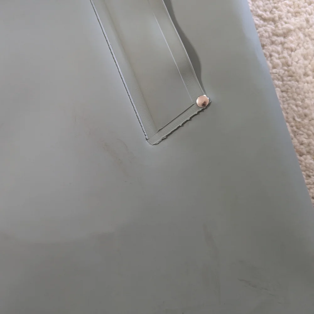 Stutterheim Women's Green Hooded Raincoat - Picture 4 of 5